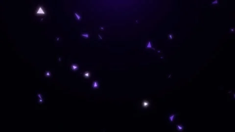 Purple confetti on an black background Stock Footage 265497600
