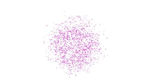 Purple Confetti explodes on a white background 스톡 사진