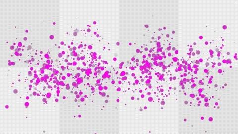 Purple confetti explosion on Alpha channel.  Stock Footage 279903124