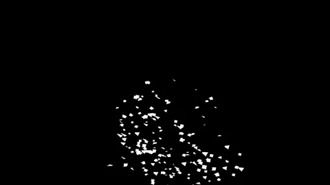 Purple Confetti Explosions with Black, Green screen and Matte Channel Stock Footage 278917800