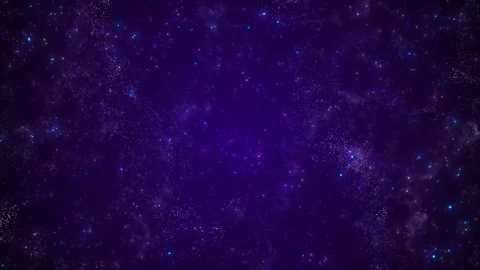 Purple cosmic particle starry nebula texture, light points, soft dust clouds, de Stock Footage 340469890