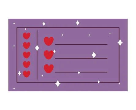 Purple coupon design Stock Illustration