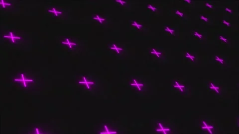 Purple Crosses Elements Animation.  Stock Footage 219806065