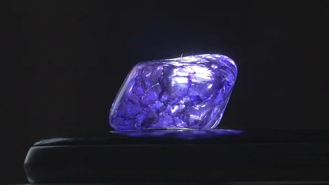 Purple Crystal Close Up 5 Stock Footage 97352913