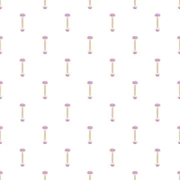 Purple crystal face rollers seamless repeat pattern イラスト素材