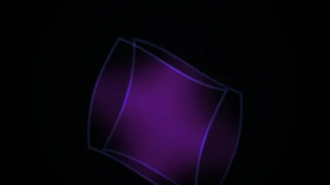 Purple Crystal Objects With Blue Light. Stock Footage 340040414