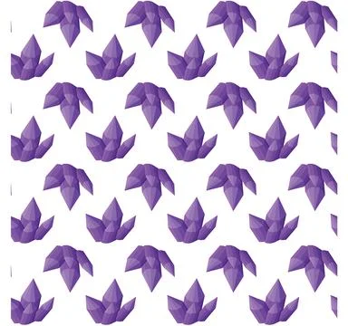 Purple crystal. Simple pattern. Vector illustration. Stock Illustration