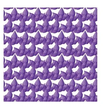 Purple crystal. Simple pattern. Vector illustration. Stock Illustration
