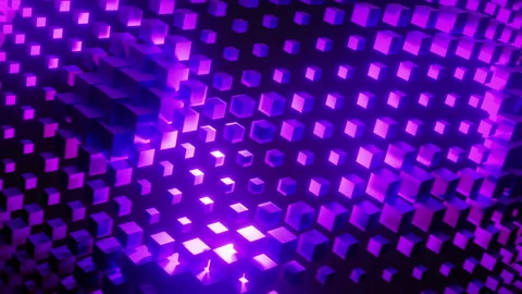 Purple Cubes 스톡 동영상 179058820