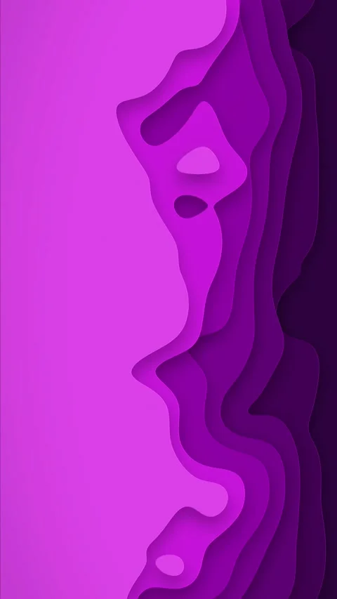 Purple cut paper animated background. Stock Footage 250163258