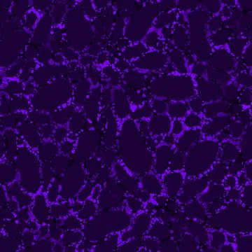 Purple dark cosmic cells. Vector illustration seamless pattern background Stock Illustration