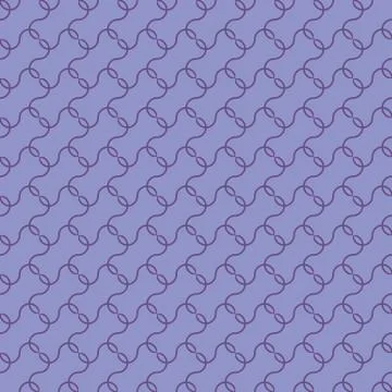 Purple diagonal doodle bricks seamless vector pattern 스톡 일러스트