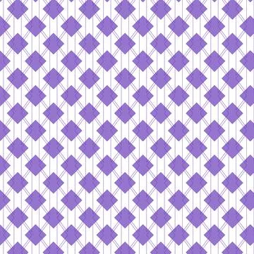 Purple diamond pattern on white and grey background Stock Illustration