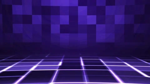 Purple Digital Abstract 4K Looping Background Video Stock Footage 171672567