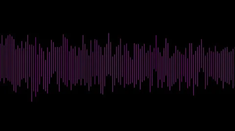 Purple digital audio lines Stock Footage 32012627