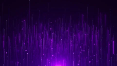 Purple digital background glowing lines, soft particles, gradient space, energet Stock Footage 340452408