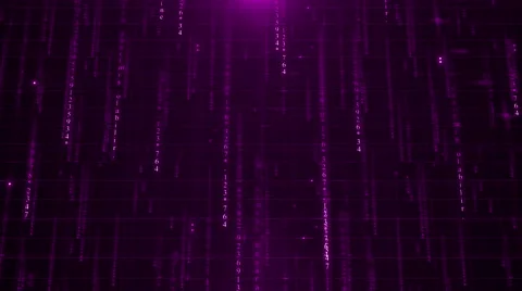 Purple digital data background 4K (More than 35 ) Video stock 52158149