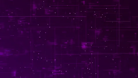 Purple digital line and grid perspective technology abstract background Stock Footage 243823391