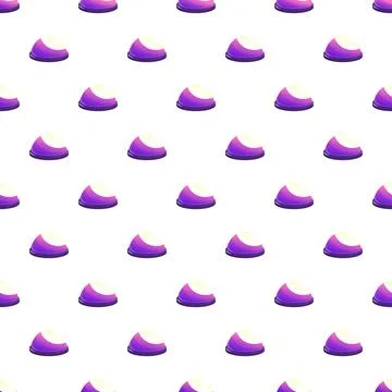 Purple dome balance trainers repeating seamless pattern Stock Illustration