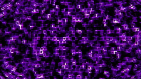 Purple dot circle pattern on black background Stock Footage 335197060