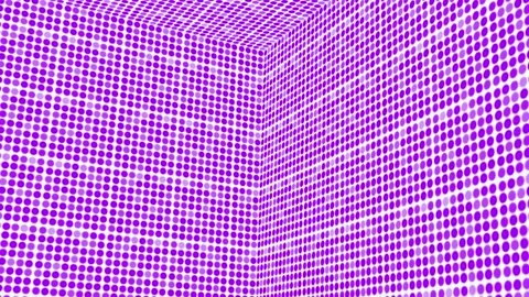 Purple Dot Grid 3D Perspective Tunnel on a Abstract Motion Background 스톡 동영상 344725223