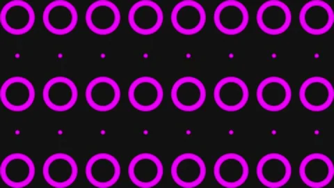 Purple dots and circles pattern. 스톡 동영상 332864505