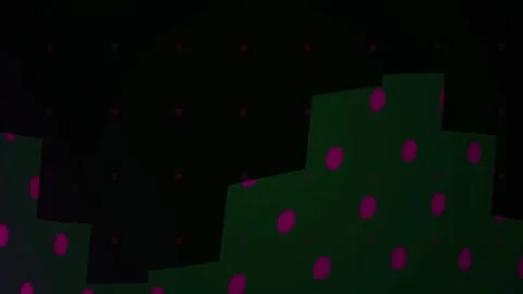 Purple Dots on Dark Blocks Background. Stock Footage 340040434