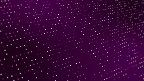 Purple dots flowing particles background (seamless looping video) Stock Footage 232564244