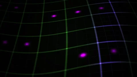 Purple dots on a grid background. Stock Footage 340040436