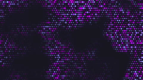 Purple dots pattern on black gradient 스톡 동영상 235818373