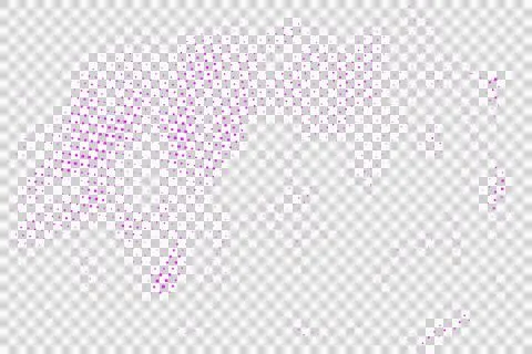 Purple Dots on White Background, Gradient Effect Stock Illustration