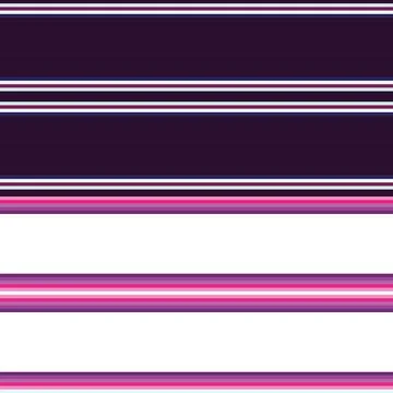 Purple Double Striped seamless pattern design Illustrazione stock