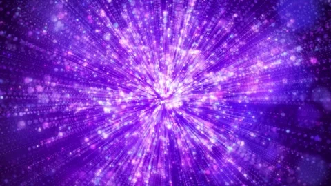 Purple Dream Particles Bloom 動画素材 337710885