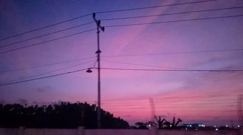 Purple Dusk Stock Photos