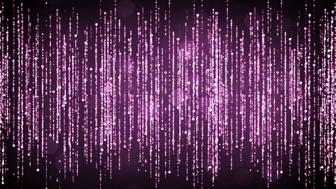 Purple Dynamic Glittering Particles Stock Footage 97896204
