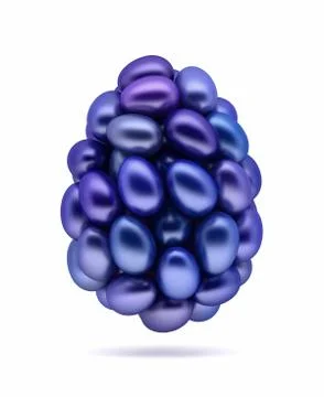 Purple easter eggs. Stock Illustration