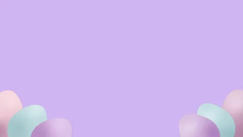 Purple Easter Loop Background Stock Footage 329234999