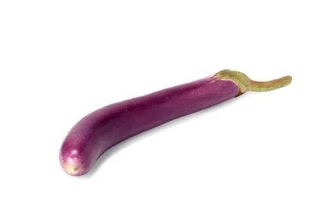 Purple eggplant Stock Photos