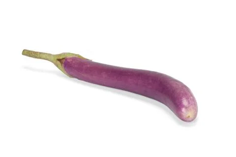Purple eggplant Stock Photos