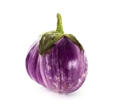 Purple eggplant in studio Stock Photos