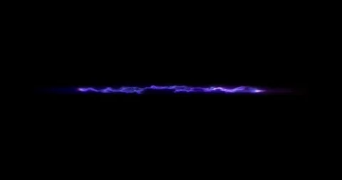 Purple Electric Laser Beam Against Black Screen VFX Overlay Stockbeeldmateriaal 330468853