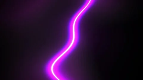Purple Electric Light Zig Zag Effect. Stock Footage 333928167