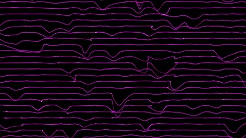Purple electric lines VJ loop Video stock 71164167