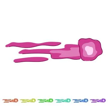 Purple energy blast effect moving with speed graphic Stock Illustration