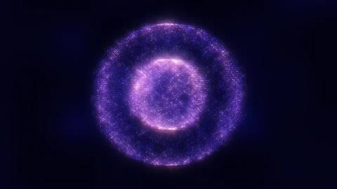 Purple energy orb background animation. ... | Stock Video | Pond5