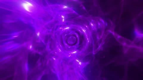 Purple Energy Tunnel VJ Loop Stock-Footage 329977708