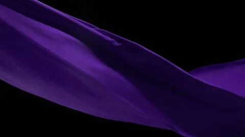 Purple fabric, Slow Motion Stock Footage 9298055