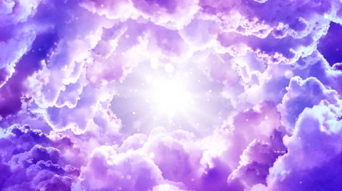 Purple Fantasy Clouds Stock Footage 54937857