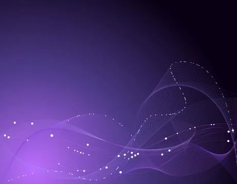 Purple fantasy composition Stock Illustration