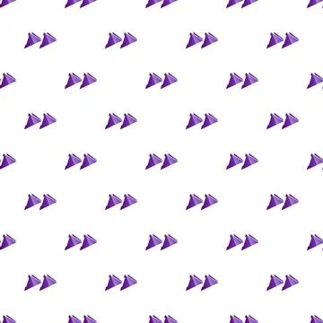 Purple fast forward media player arrows seamless pattern Stockillustratie